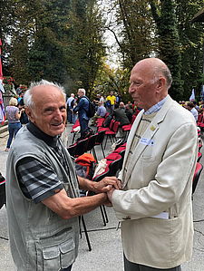 Founding Members Bela Varga and Hubert Dolinšek met again after 30 years